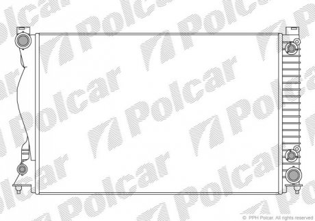 Радиаторы охлаждения Polcar 1338082 (фото 1)