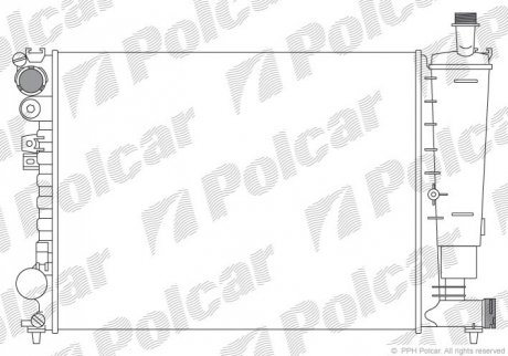 Радиаторы охлаждения Polcar 2380081