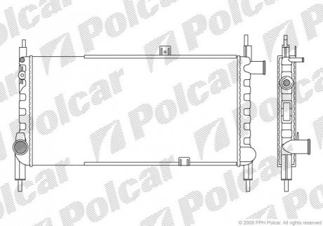 Радиаторы охлаждения Polcar 5505081