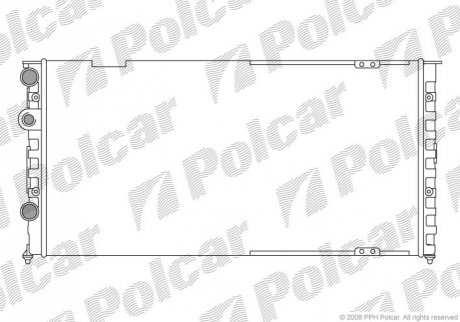 Радиаторы охлаждения Polcar 9546085 (фото 1)