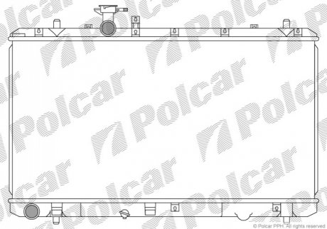 Радиаторы охлаждения Polcar 7435081 (фото 1)