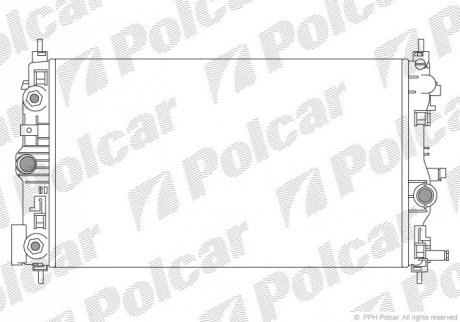 Радиаторы охлаждения Polcar 5511087