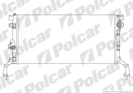 Радиаторы охлаждения Polcar 6039081