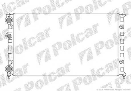Радиаторы охлаждения Polcar 6713086
