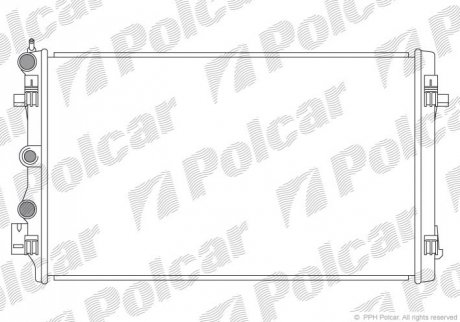 Радиаторы охлаждения Polcar 6732081 (фото 1)