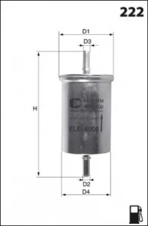 Топливный фильтр MECAFILTER ELE6005