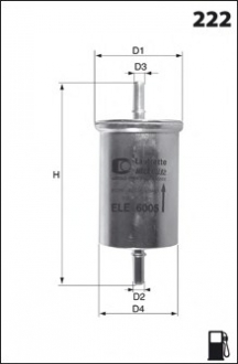 Топливный фильтр MECAFILTER ELE6006 (фото 1)