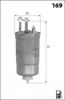 Топливный фильтр MECAFILTER ELG5327 (фото 1)