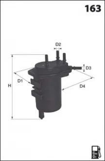 Топливный фильтр MECAFILTER ELG5341