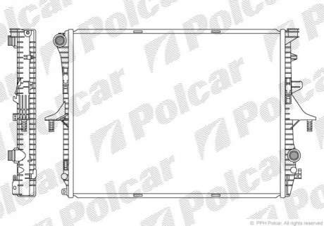 Радиаторы охлаждения Polcar 9580081