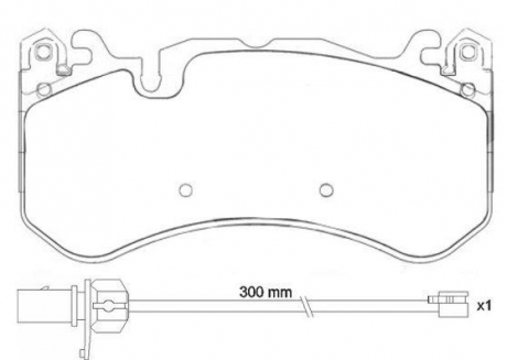 Гальмівні колодки дискові BREMBO P50127