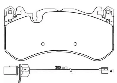 Гальмівні колодки дискові BREMBO P50127