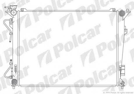 Радиаторы охлаждения Polcar 4026081 (фото 1)