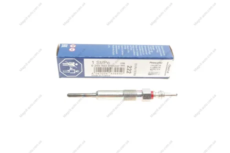 Свічка розжарювання BOSCH 0250403013