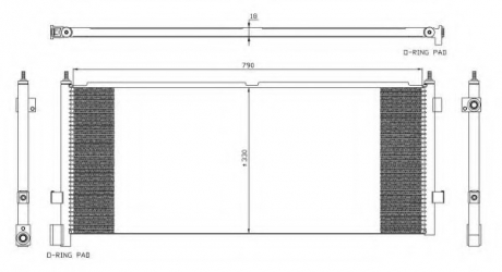 Конденсатор, кондиционер NRF 35891