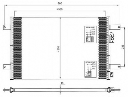 Конденсатор, кондиционер NRF 35249