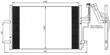 Конденсатор, кондиционер NRF 35507
