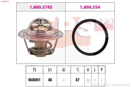 Termostat LANOS, NEXIA EPS 1880374