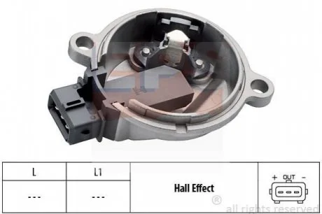 Датчик положення розпредвала VW Passat/Golf V 1.8 /Audi A3/A4/A6/A8 94- EPS 1953365