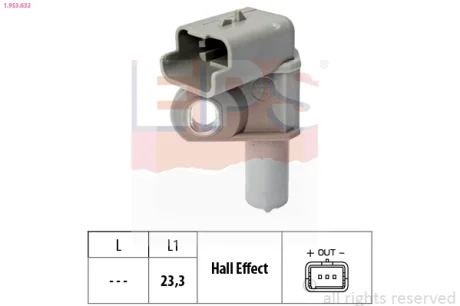 Датчик положення р/вала Ford Focus, Fiesta /Citroen C5 2.0Hdi 01- EPS 1953632