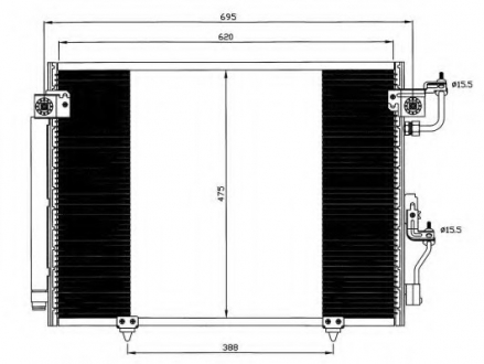 Конденсатор, кондиционер NRF 35619