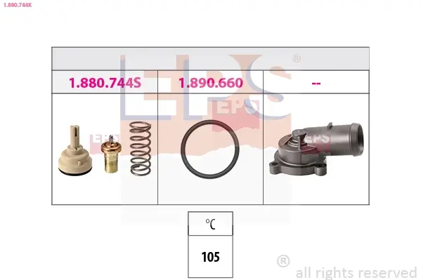 Termostat AU/SE/SK/VW EPS 1880744K (фото 1)