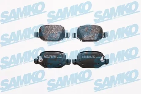 Klocki ham. FIAT 500 SAMKO 5SP1725
