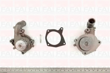 Водяной насос FAI AUTOPARTS Fischer Automotive One (FA1) WP2673