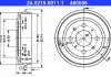 Гальмівний барабан задн FIAT 500, 500 C, BRAVA, BRAVO I, PANDA, PUNTO, TEMPRA, TIPO FORD KA LANCIA DEDRA, DELTA II, Y 0.9-1.9D 07.87- ATE 24021800111 (фото 1)