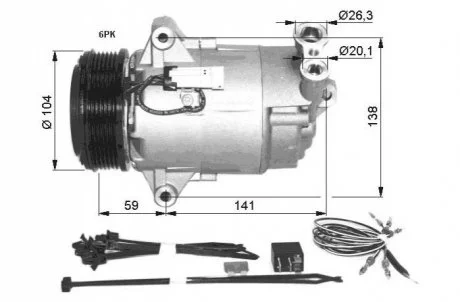 Компресор NRF 32427