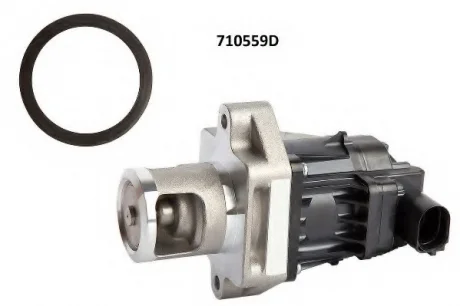 Клапан рециркуляції газів (EGR), Fiat Doblo / Ducato, 1.6 - 2.0 D Multijet, 2010> WAHLER 710559D