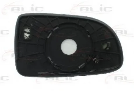Стекло зеркала наружного лев (выпуклое, обогрев) CHEVROLET AVEO II 04.05-04.08 BLIC 610256008367P