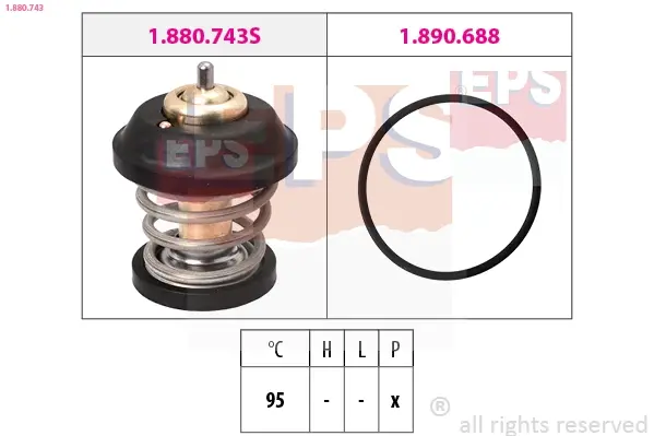 Termostat AU/SE/SK/VW EPS 1880743 (фото 1)