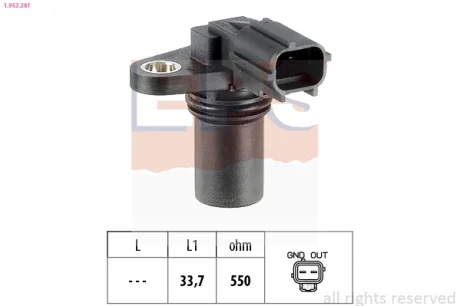 Датчик положення р/вала Ford Mondeo III 1.8 16V-2.0 16V TDCi 11.00- EPS 1953281