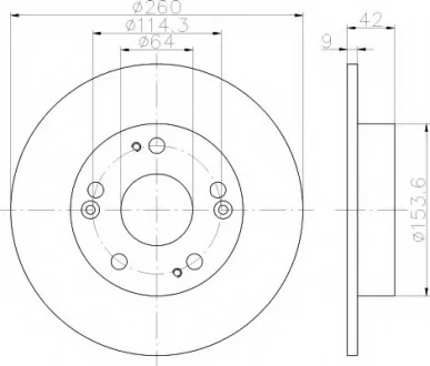 Тормозной диск HELLA 8DD355118991