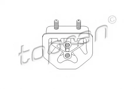 Опора двигуна перед., R, OPEL Corsa/Kadett 1.0-1.6 84-91 TOPRAN / HANS PRIES 201375