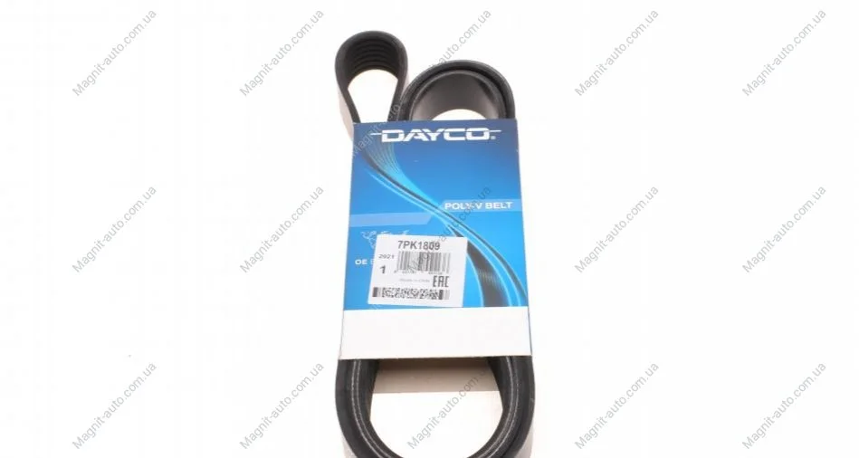 Ремень генератора HIACE/LAND CRUISER 2.5-3.0 D-4D 01- DAYCO 7PK1809 (фото 1)