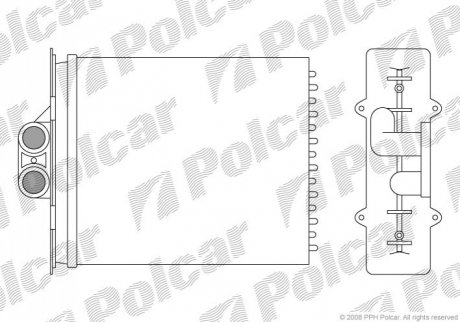 Радиаторы обогрева Polcar 5516N82