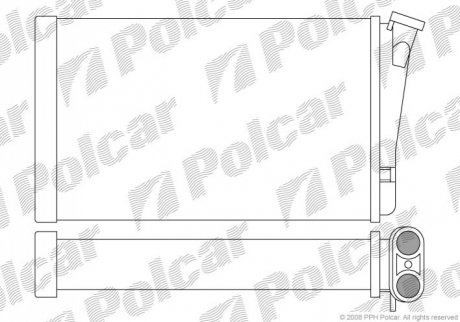 Радиаторы обогрева Polcar 5527N81 (фото 1)