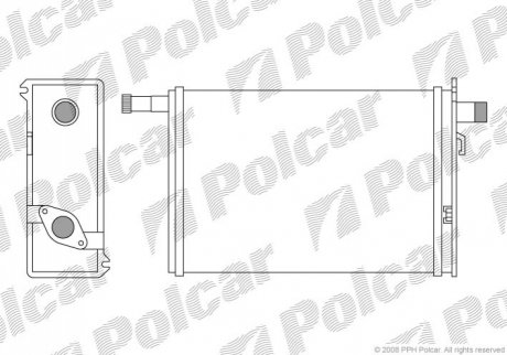Радиаторы обогрева Polcar 6022N81