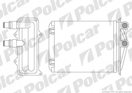 Радиаторы обогрева Polcar 6026N81 (фото 1)