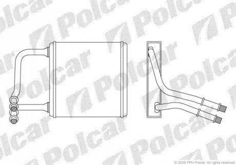 Радиаторы обогрева Polcar 5016N81