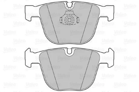 Гальмівні колодки дискові BMW 1/3/5/6/7/X5/X6 "3,0-6,0 "R "01>> Valeo 301820