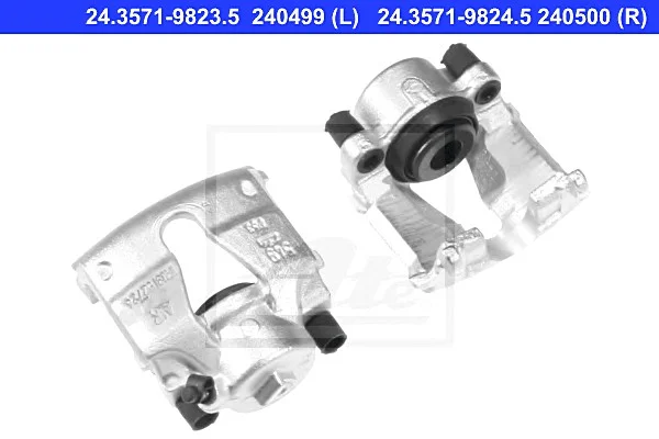Тормозной суппорт, R, OPEL Adam, Astra, Combo, Corsa, Meriva, Zafira; 1.0-1.8, 01- ATE 24357198245 (фото 1)