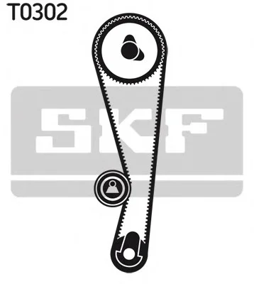 Комплект ремня ГРМ SKF VKMA95030 (фото 1)