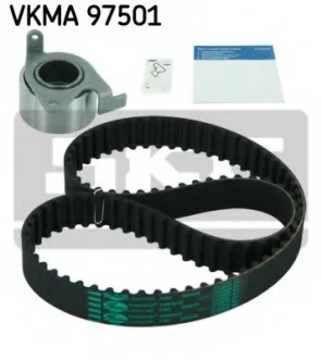 Комплект ГРМ (ремень+ролик) DAIHATSU APPLAUSE I, APPLAUSE II, CHARADE IV, FEROZA, GRAN MOVE 1.5/1.6 10.88- SKF VKMA97501