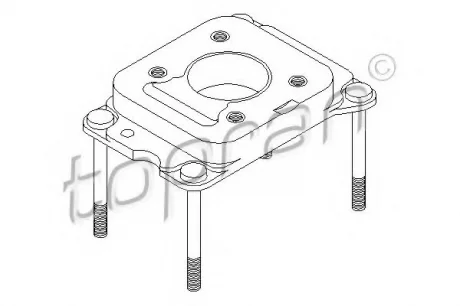 Гумова подушка карбюратора SEAT CORDOBA, IBIZA II VW GOLF III, POLO III, VENTO 1.6 09.92-10.02 TOPRAN / HANS PRIES 100621