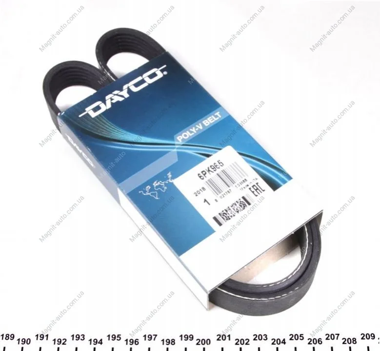Ремень поликлиновый DAYCO 6PK965 (фото 1)