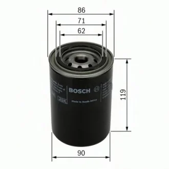 Масляный фильтр RENAULT CLIO I, RAPID 1.6D/1.9D 03.86-09.98 BOSCH 0451103240