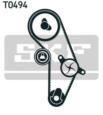 Роликовий модуль натягувача ременя (ролик, ремінь) SKF VKMA95020 (фото 1)